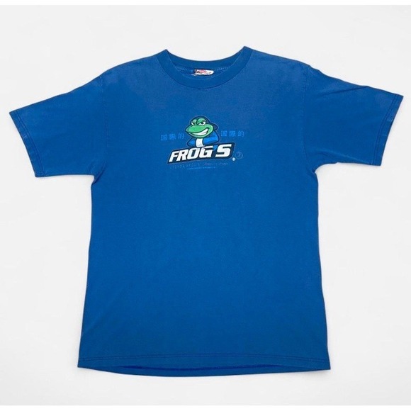 Faded Glory Other - Vintage frogs faded graphic blue shortsleeved tshirt